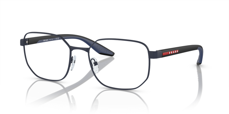Prada Linea Rossa PS 50QV in Blue Rubber / Demo Lens (TFY1O1) - Alternate View