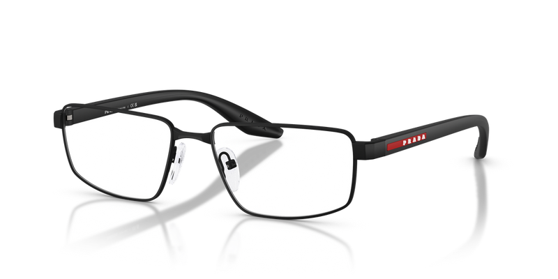 Prada Linea Rossa PS 52RV in Black Rubber / Demo Lens (DG01O1) - Alternate View