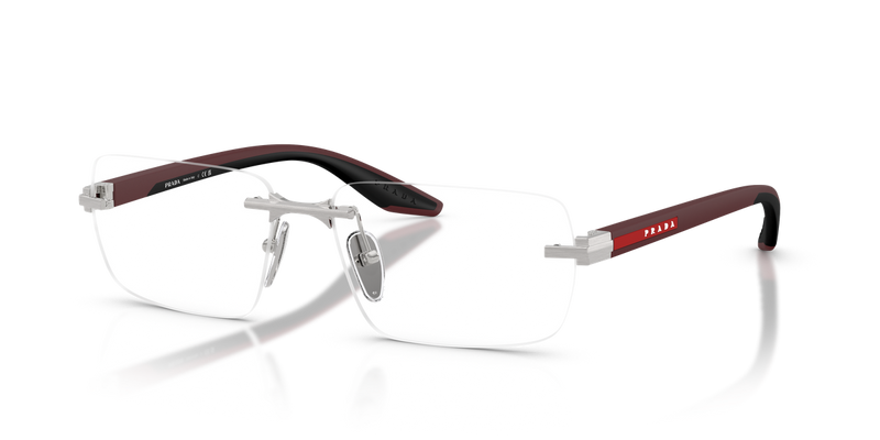 Prada Linea Rossa PS58TV in Matte Gunmetal - Front View