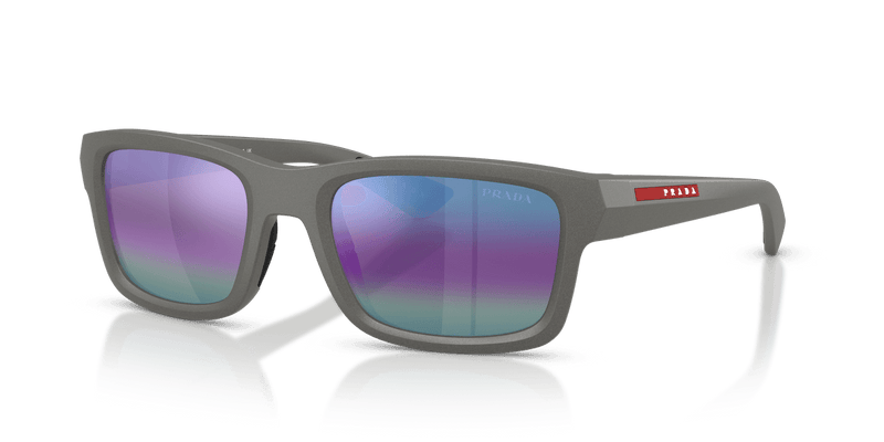 Prada Linea Rossa PSB10SF in Silver Metal - Front View