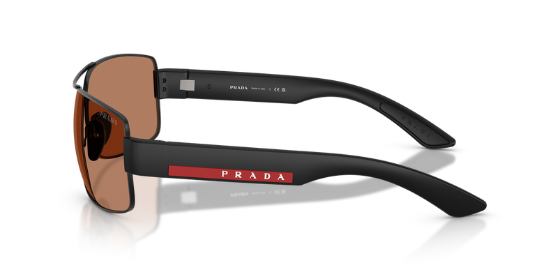 Prada Linea Rossa PS B52S in Matte Black / Brown (1BO20D) - Alternate View