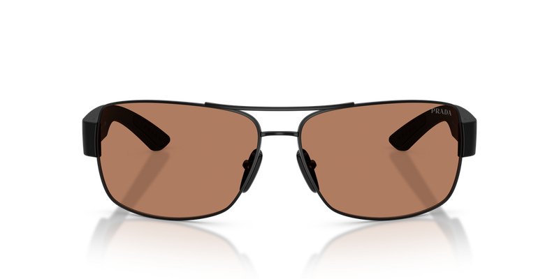Prada Linea Rossa PS B52S in Matte Black / Brown (1BO20D) - Alternate View