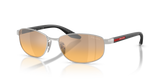 Silver / Orange Mirror Silver Gradient (1BC40Z)