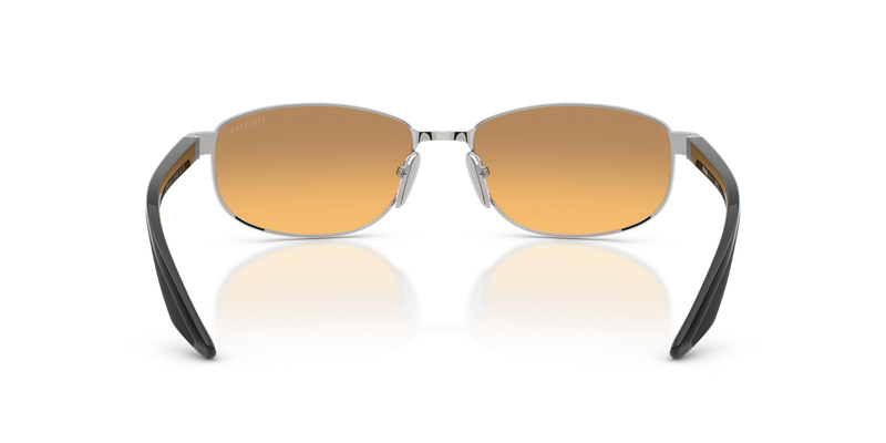 Prada Linea Rossa PS B53S in Silver / Orange Mirror Silver Gradient (1BC40Z) - Alternate View