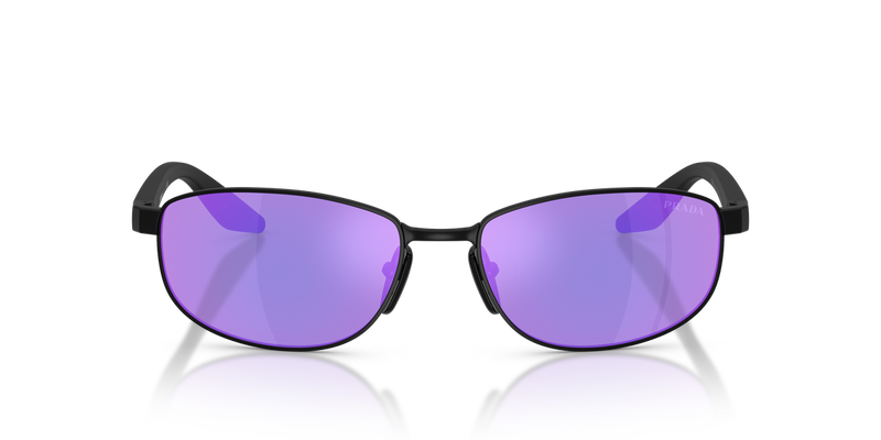 Prada Linea Rossa PS B53S in Matte Black / Violet/Green (1BO60Z) - Alternate View