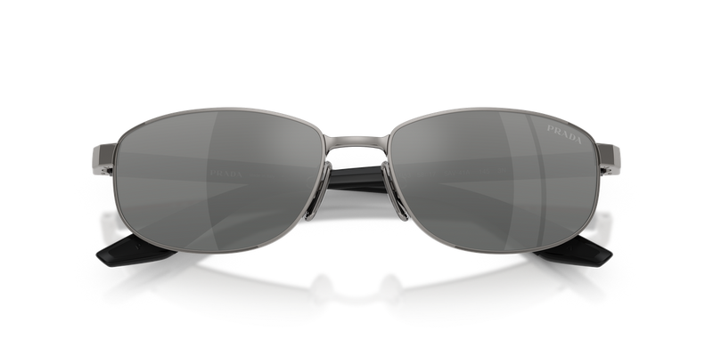 Prada Linea Rossa PS B53S in Metal Grey / Grey Mirror Silver Gradient (5AV41A) - Alternate View