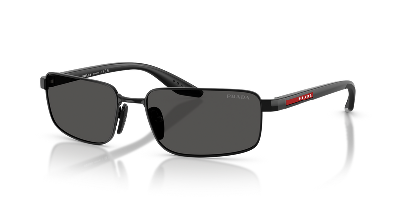 Prada Linea Rossa PS B54S in Black / Dark Grey (1AB08Z) - Front View