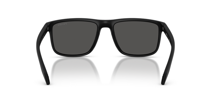 Prada Linea Rossa PSC01SF in Matte Black - Temple Detail