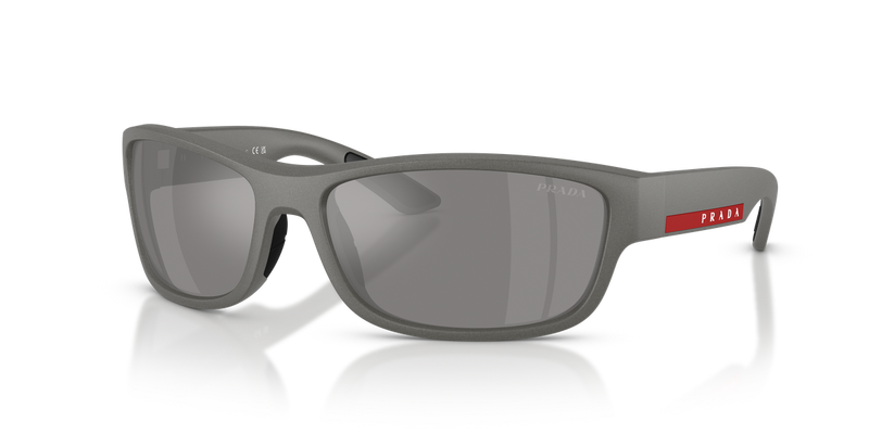 Prada Linea Rossa PSC04S in Metal Grey - Front View