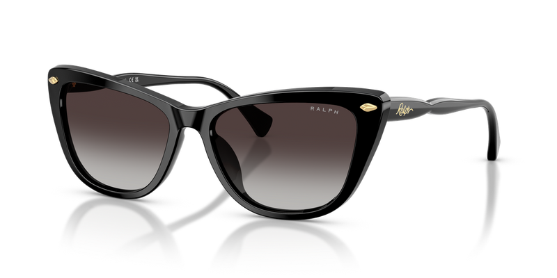Ralph RA5346U in Shiny Black / Grey Gradient (50018G) - Front View
