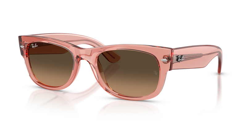 Ray-Ban MEGA WAYFARER II in Transparent Pink - Alternate View
