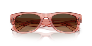 Transparent Pink / Light Brown Gradient Black (684843)