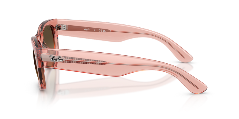 Ray-Ban MEGA WAYFARER II in Transparent Pink - Alternate View