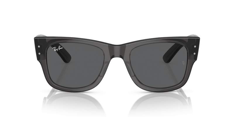 Ray-Ban MEGA WAYFARER RB0840S in Transparent Black / Dark Grey (1406B1) - Alternate View