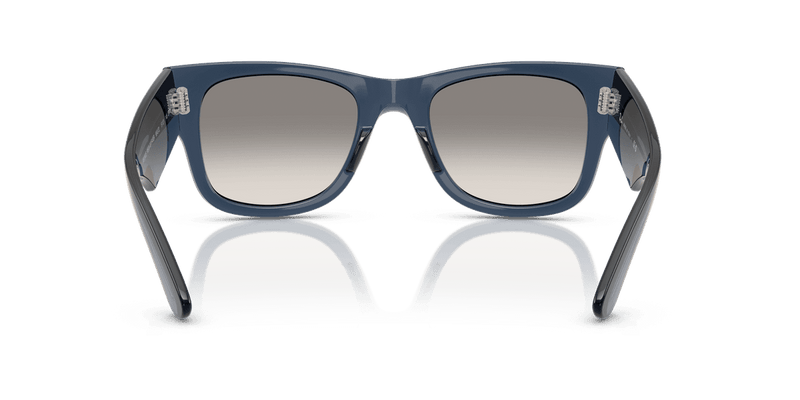 Ray-Ban MEGA WAYFARER RB0840S in Transparent Dark Blue / Clear Gradient Grey (684532) - Alternate View