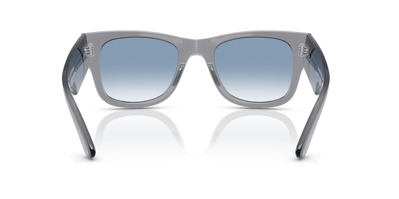 Ray-Ban MEGA WAYFARER RB0840S in Transparent Grey / Clear Gradient Blue (68463F) - Alternate View