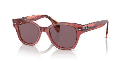 Transparent Pink / Dark Violet Polarized (6639AF)