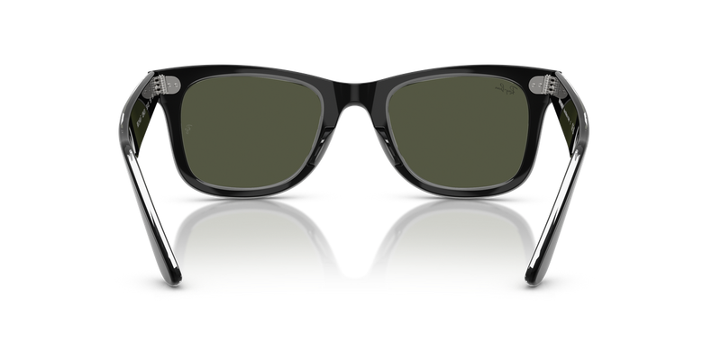 Ray-Ban WAYFARER in Black On Transparent - Alternate View