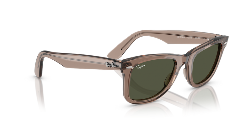 Ray-Ban WAYFARER in Transparent Light Brown - Alternate View