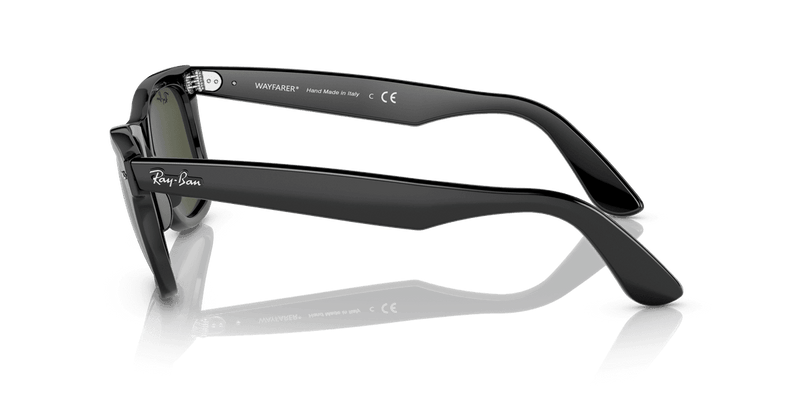 Ray-Ban WAYFARER RB2140 in Black / Green (135831) - Alternate View