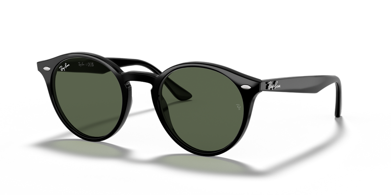 Ray-Ban RB2180 in Black / Dark Green (601/71) - Alternate View