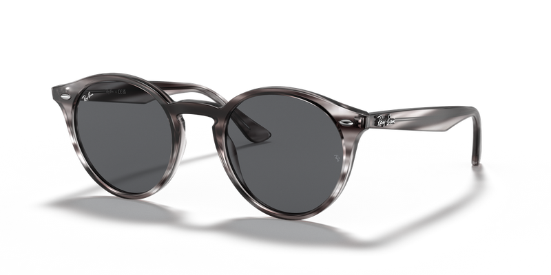 Ray-Ban RB2180 in Striped Grey Havana / Grey Classic (643087) - Alternate View