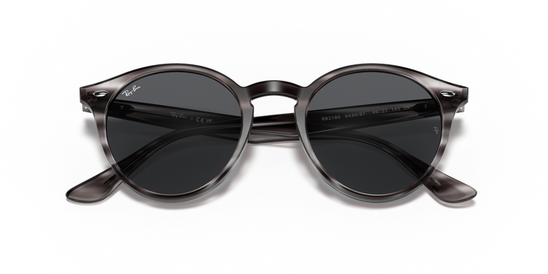 Ray-Ban RB2180 in Striped Grey Havana / Grey Classic (643087) - Alternate View