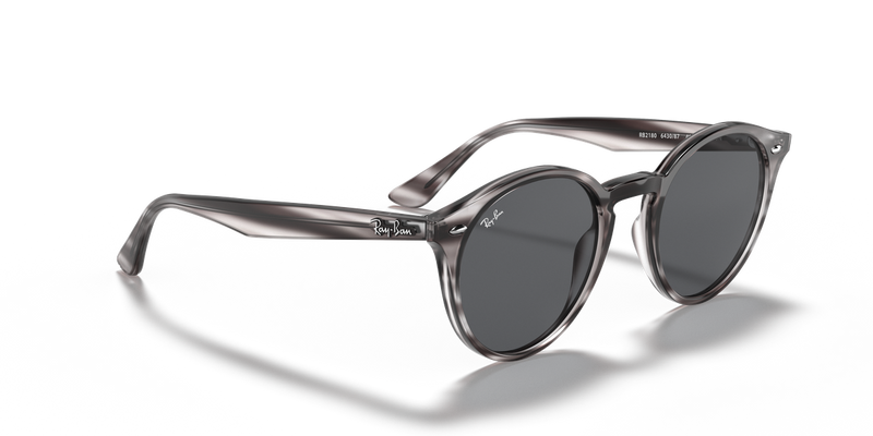Ray-Ban RB2180 in Striped Grey Havana / Grey Classic (643087) - Alternate View