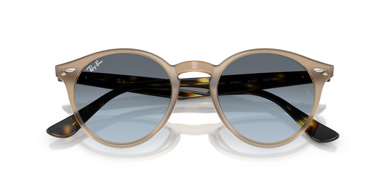 Ray-Ban RB2180 in Turtledove / Blue Gradient Grey (6788V1) - Alternate View