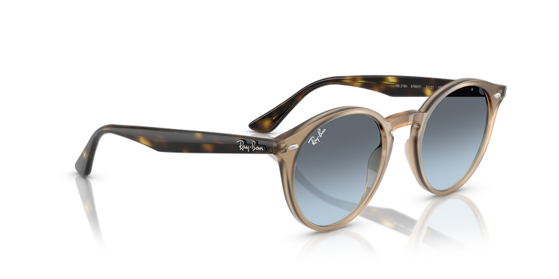 Ray-Ban RB2180 in Turtledove / Blue Gradient Grey (6788V1) - Alternate View