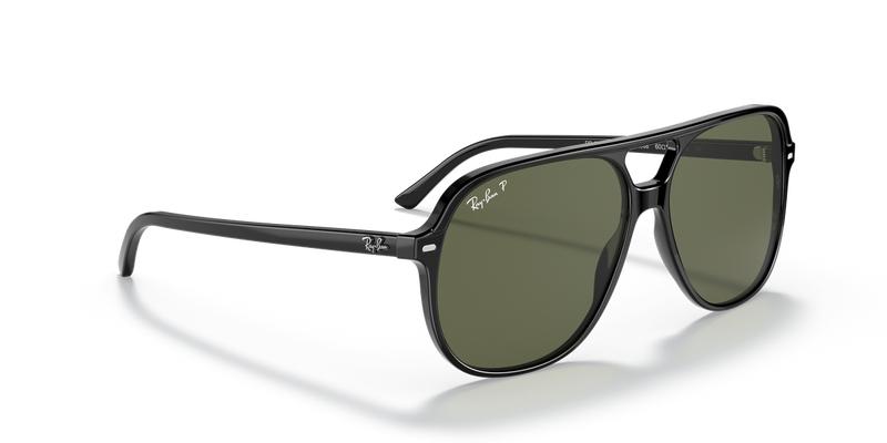 Ray-Ban BILL in Black / G-15 Green Polarized (901/58) - Alternate View