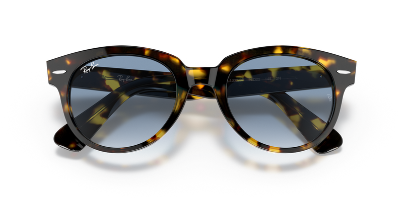 Ray-Ban ORION in Yellow Havana - Side View
