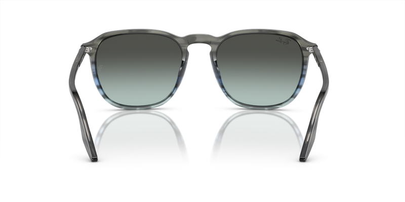 Ray-Ban RB2203 in Striped Grey & Blue - Temple Detail