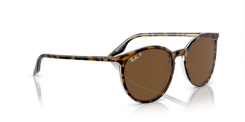 Ray-Ban RB2204 in Havana On Transparent / Brown Polarized (139357) - Alternate View