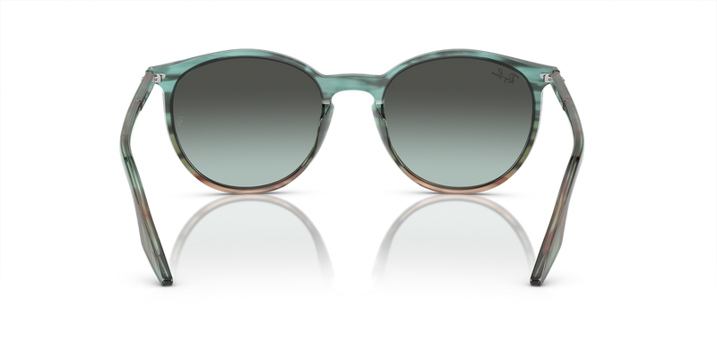 Ray-Ban RB2204 in Striped Blue & Green / Blue Vintage (1394GK) - Alternate View