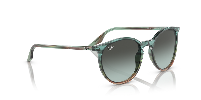 Ray-Ban RB2204 in Striped Blue & Green / Blue Vintage (1394GK) - Alternate View