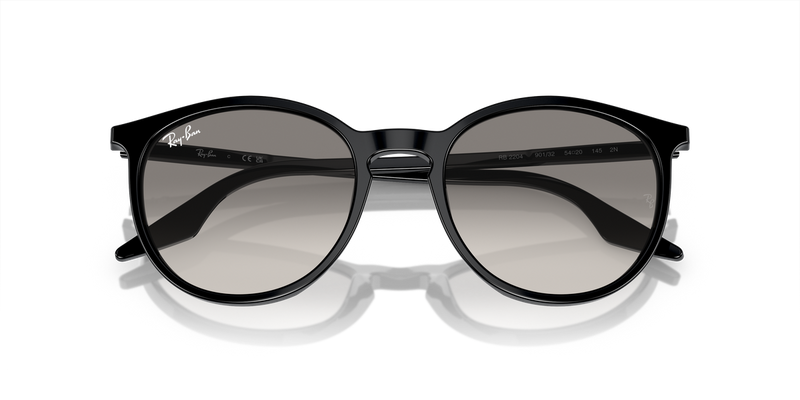 Ray-Ban RB2204 in Black / Light Grey (901/32) - Alternate View