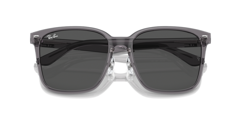 Ray-Ban RB2206D in Transparent Grey / Dark Grey (139987) - Side View