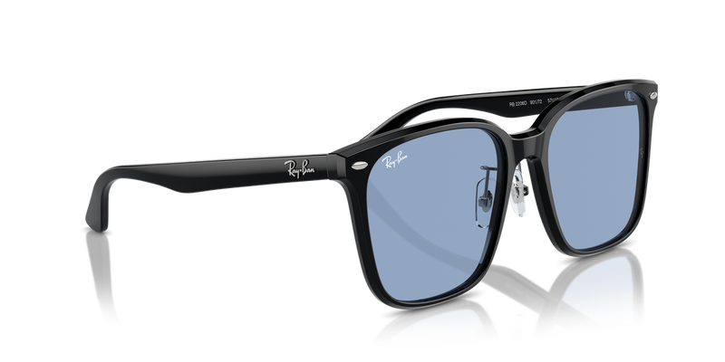 Ray-Ban RB2206D in Black / Light Blue (901/72) - Alternate View