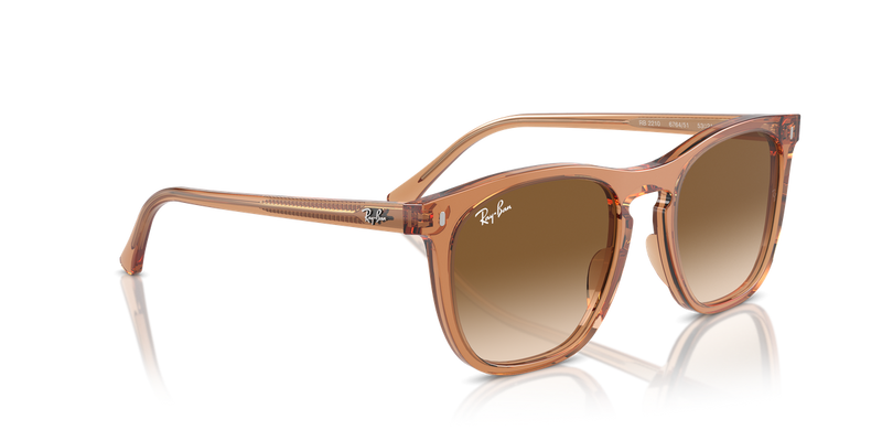 Ray-Ban RB2210 in Transparent Brown / Clear & Brown (676451) - Alternate View