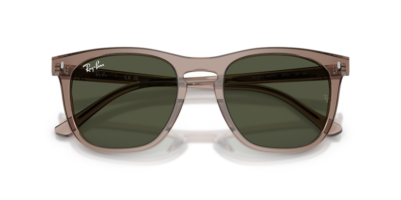 Ray-Ban RB2210 in Transparent Light Brown / Green (845731) - Alternate View