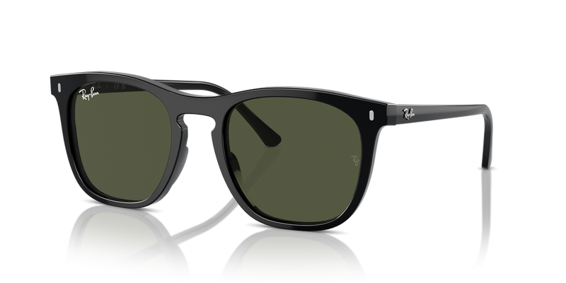 Ray-Ban RB2210 in Black / Green (901/31) - Alternate View