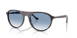 Havana Blue Turtle / Clear Gradient Blue (14303F)