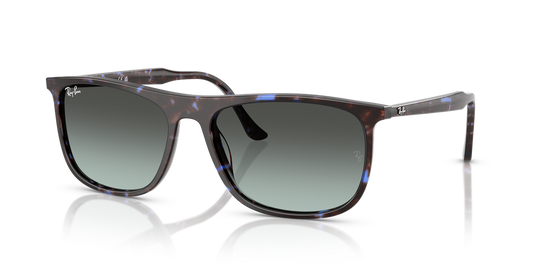 Ray-Ban RB2216F - Havana Blue Turtle / Blue Vintage Gradient Black (1430GK)