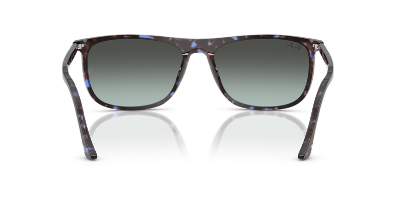 Ray-Ban RB2216F in Havana Blue Turtle - Temple Detail