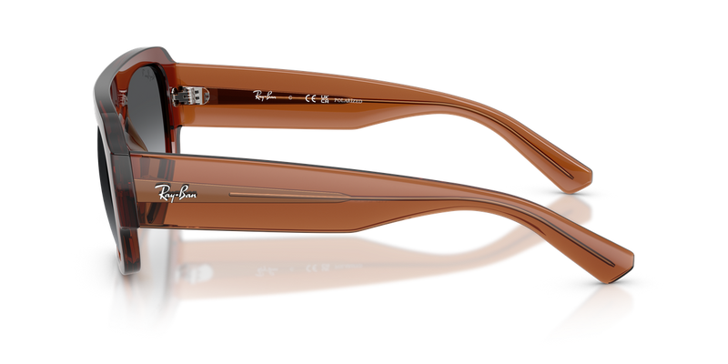 Ray-Ban RB2218 in Transparent Brown / Grey Gradient Polarized (6678T3) - Alternate View