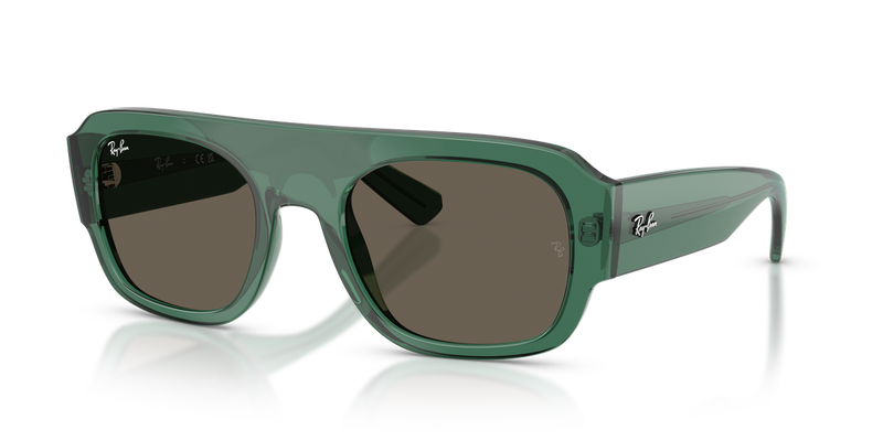 Ray-Ban RB2218 in Transparent Green / Brown (6681/3) - Alternate View