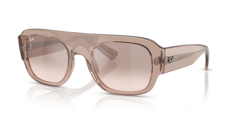 Ray-Ban RB2218 in Transparent Light Brown / Brown Mirror Silver Gradient (67278Z) - Alternate View