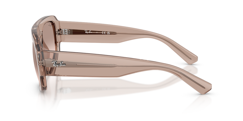 Ray-Ban RB2218 in Transparent Light Brown / Brown Mirror Silver Gradient (67278Z) - Alternate View