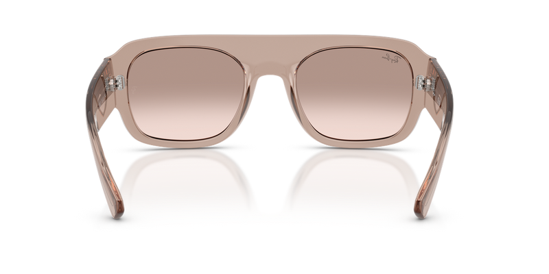 Ray-Ban RB2218 in Transparent Light Brown / Brown Mirror Silver Gradient (67278Z) - Alternate View